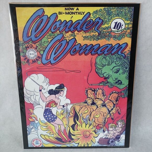 WONDER WOMAN #3 1943 VINTAGE DC COMICS SERIES 11"X14" POSTER PRINT - Picture 1 of 2
